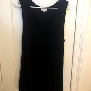 Pico sleeveless jersey dress, black, Size S